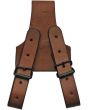 Sheaths Frog 5in Brown Leather