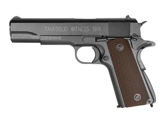 Tanfoglio Witness 1911 CO2 BB Pistol, Brown Grips