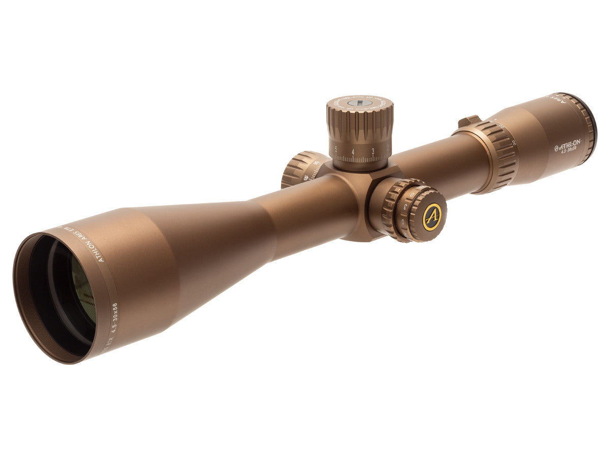 Athlon Optics 4.5-30x56 Ares ETR APLR2 FFP, 1/4 MOA, 34mm Tube, Bronze