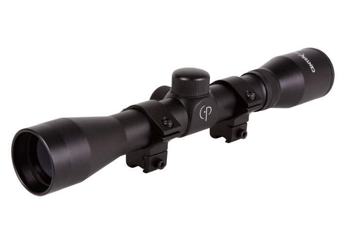 CenterPoint AR22 Series 4x32 Duplex Reticle Rifle Scope, 3/8&quot; Rings