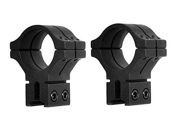 BKL 1&quot; Rings, 14mm Dovetail, Double Strap, Matte Black