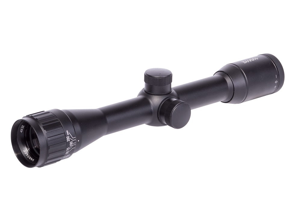 Hawke Sport Optics 4X32 AO Sport HD Rifle Scope, Mil-Dot Reticle, 1/4 MOA, 1&quot; Tube