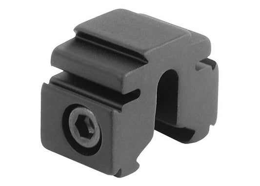 BKL Single 3/8&quot; or 11mm Tri-Mount Dovetail Riser Mount, 0.60&quot; Long, Black