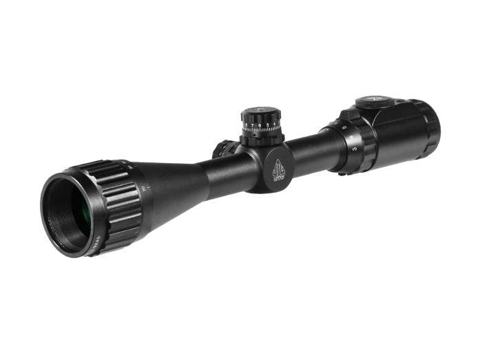 Leapers UTG 3-9x40AO True Hunter Rifle Scope, EZ-TAP, Illuminated Mil-Dot Reticle, 1/4 MOA, 1&quot; Tube, High 3/8&quot; Rings