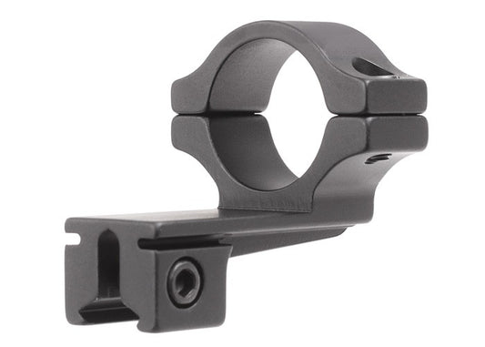 BKL Single 1&quot; Offset Ring, 3/8&quot; or 11mm Dovetail, 0.60&quot; Long, Black