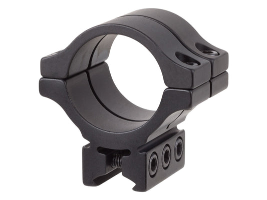 BKL Single 30mm Double Strap Ring, 3/8&quot; or 11mm Dovetail, 1.263&quot; Long, Low, Black