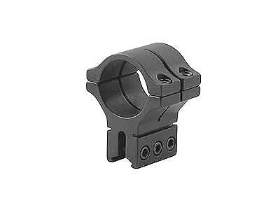 BKL Single 30mm Double Strap Ring, 3/8&quot; or 11mm Dovetail, 1.263&quot; Long, Black