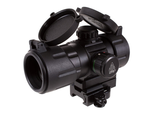 UTG 4.2&quot; ITA Red/Green T-Dot Sight, 38mm Tube, Riser, Quick-Detach Mount