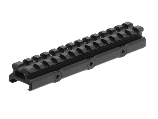 UTG Super Slim 20 MOA Elevated Picatinny Mount, 13 Slots, 0.55&quot; High