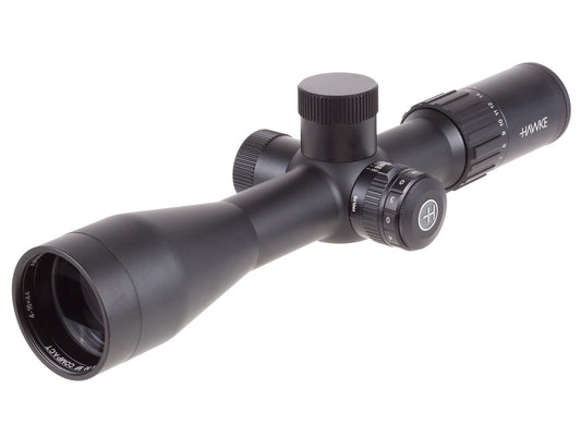 Hawke 4-16x44 Airmax 30 SF Compact Riflescope, Ill. AMX IR, 1/10 MRAD, 30mm