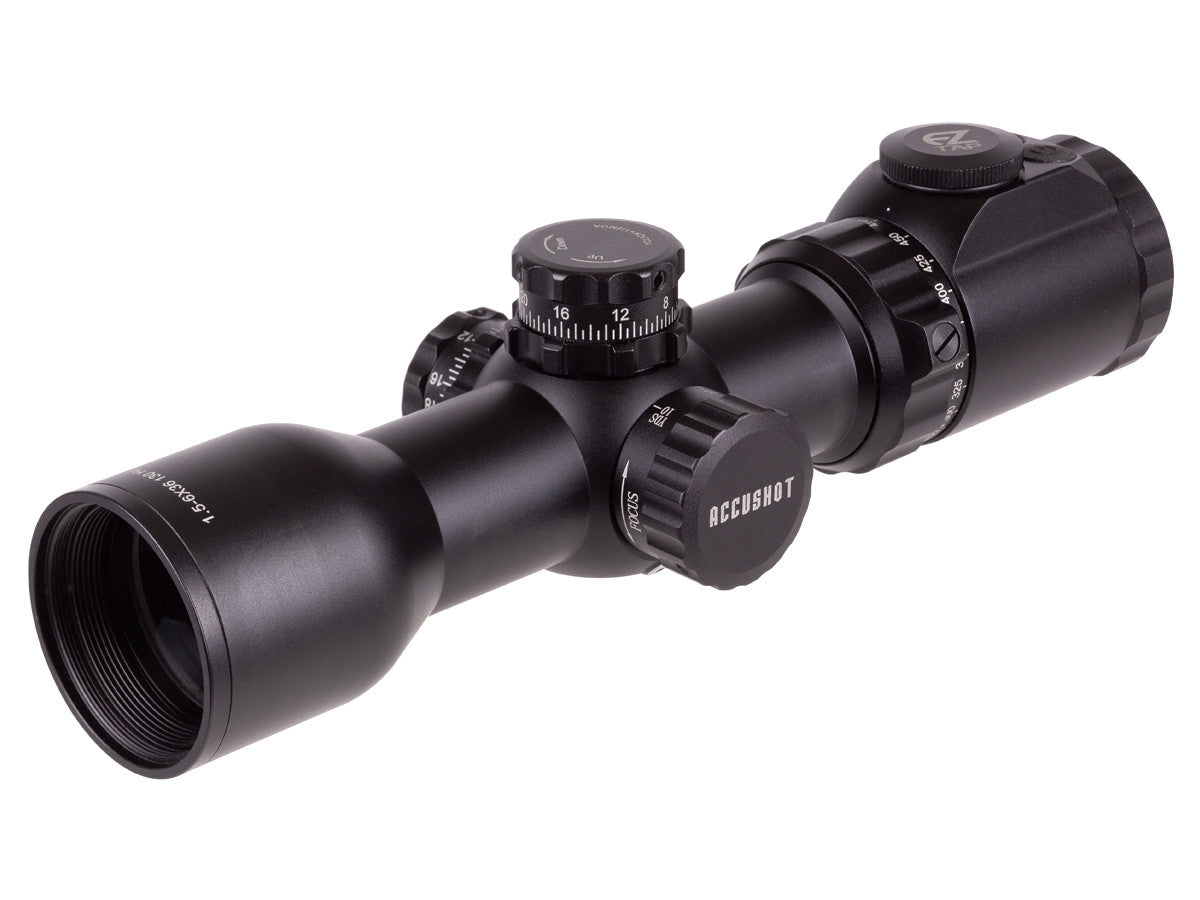 UTG OP3 1.5-6x36 AO SWAT Crossbow Scope, EZ-TAP, Ill. BDC Reticle, 30mm Tube, Picatinny/weaver rings