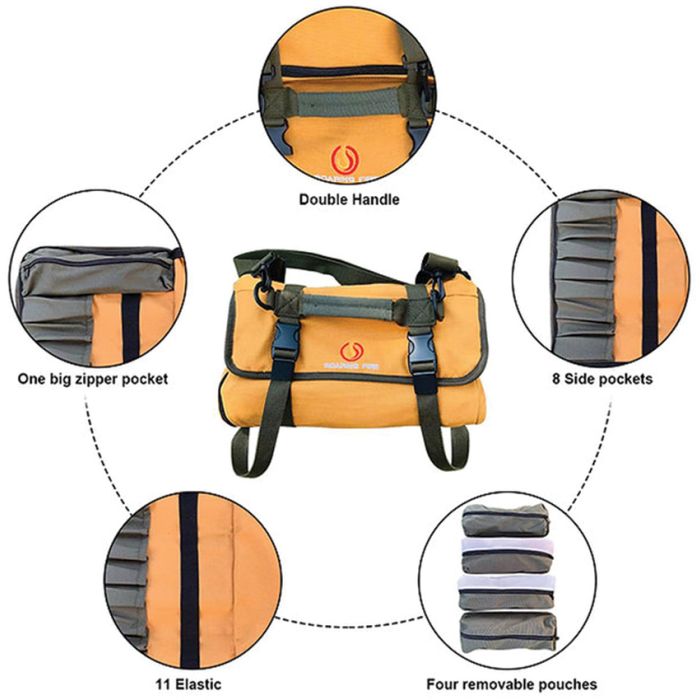 Roaring Fire The Pack Mule Tool Roll Bag