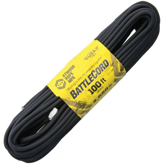 Atwood Rope MFG BattleCord Black 100 ft