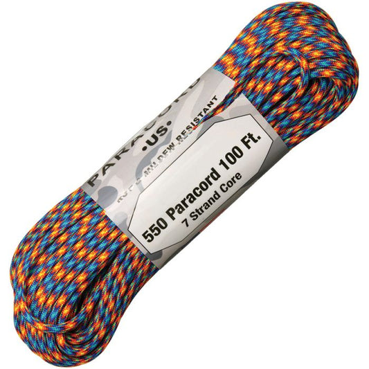 Atwood Rope MFG Parachute Cord Fire & Ice