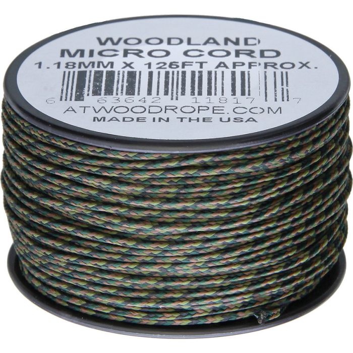 Atwood Rope MFG Micro Cord 125ft Woodland