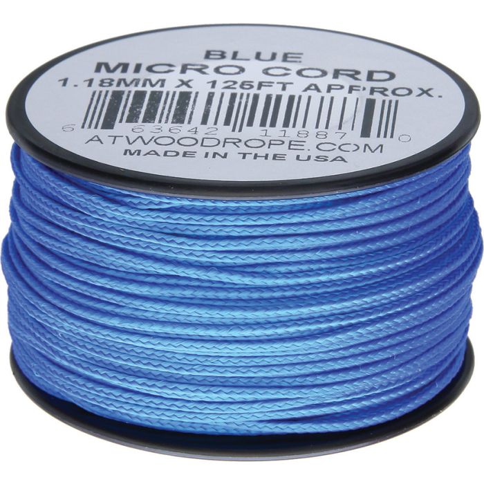 Atwood Rope MFG Micro Cord 125ft Blue