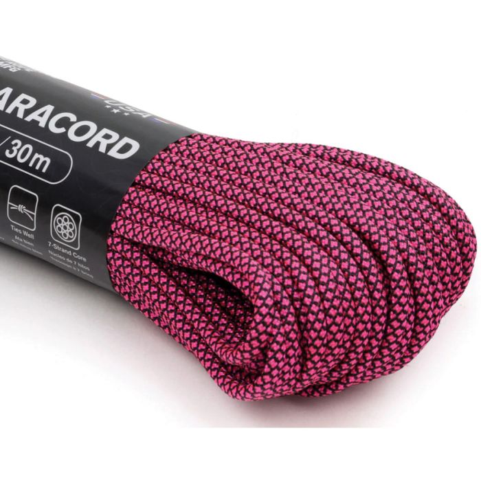 Atwood Rope MFG Parachute Cord Diamond Black