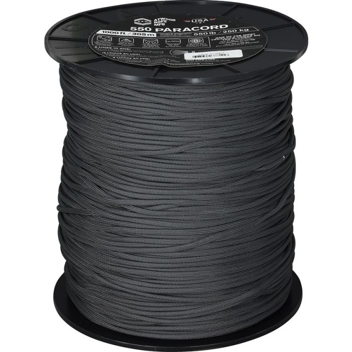 Atwood Rope MFG Paracord Spool Stealth Gray