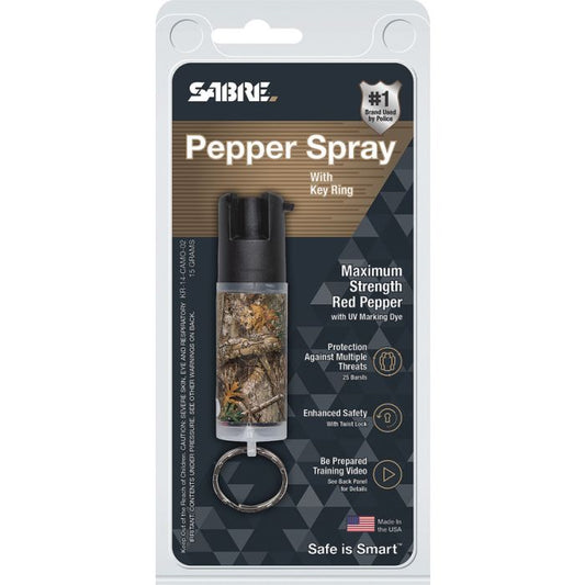 Sabre Key Ring Pepper Spray Camo