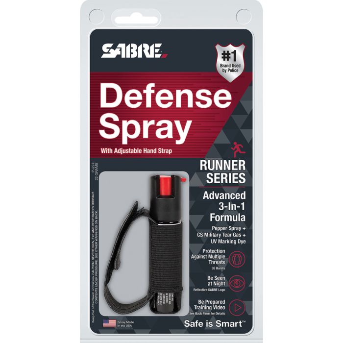 Sabre Jogger Pepper Spray Black