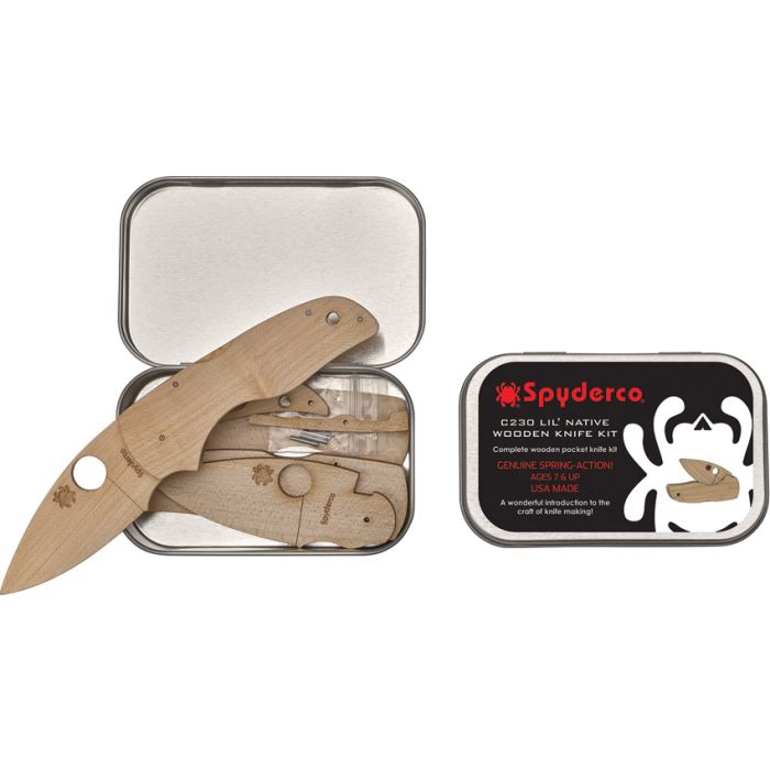 Spyderco C230 Lil' Native Wooden Kit