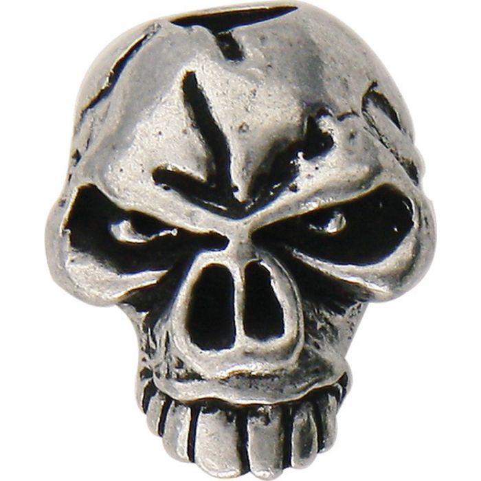 Schmuckatelli Co Emerson Skull Bead Pewter