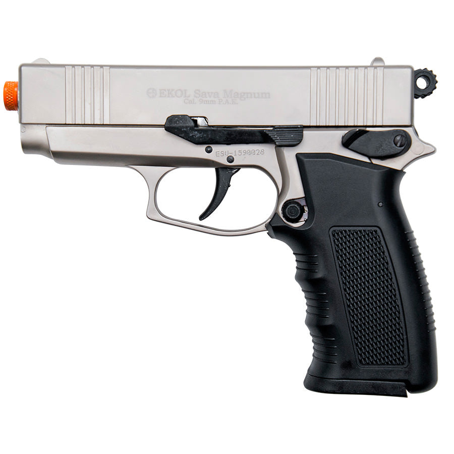 Sava Magnum Blank Front Firing Pistol Satin Finish