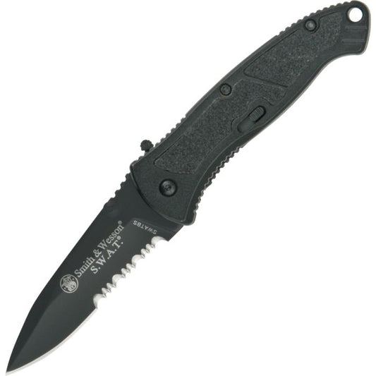 Smith & Wesson-Small Black SWAT Linerlock A/O