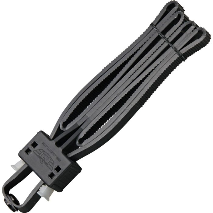 Uzi Disposable Flex Cuffs Black