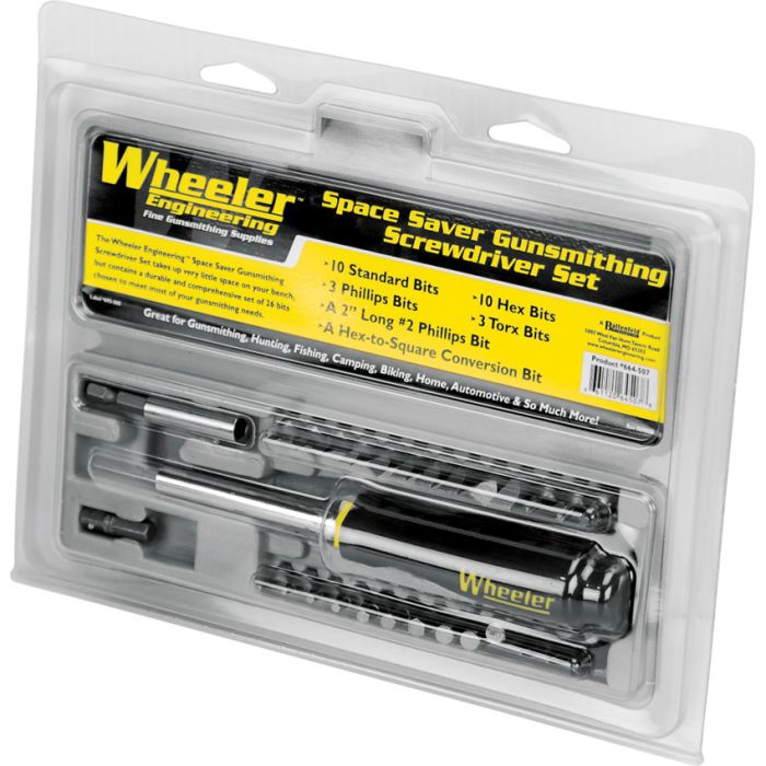 Wheeler Space Saver Screwdriver Set