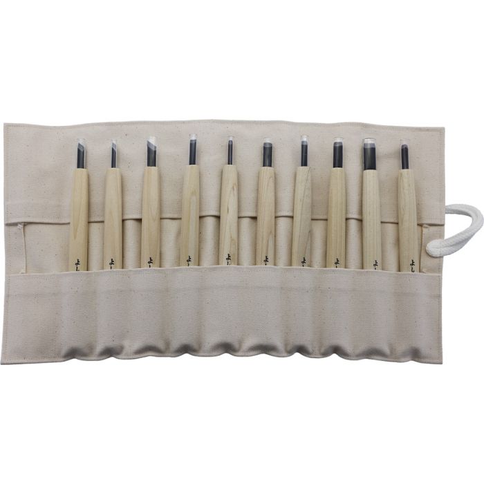 Yoshiharu W-10 Japanese Carving Set