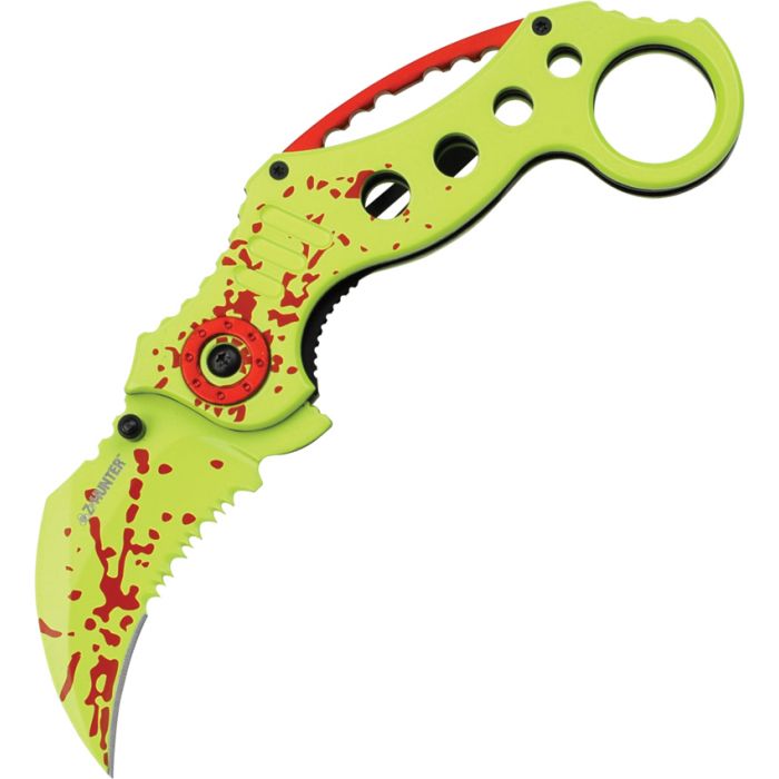 Z-Hunter-Karambit A/O Linerlock Yellow