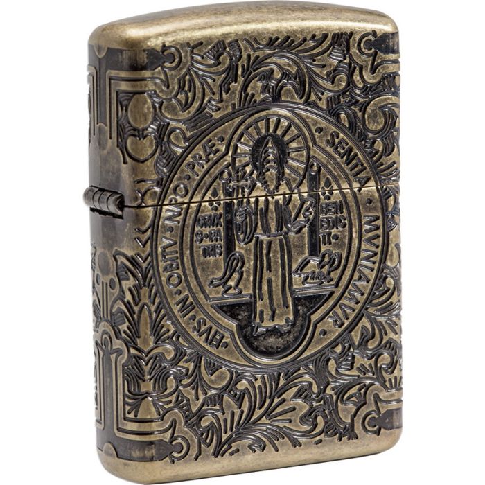 Zippo Armor St. Benedict Design