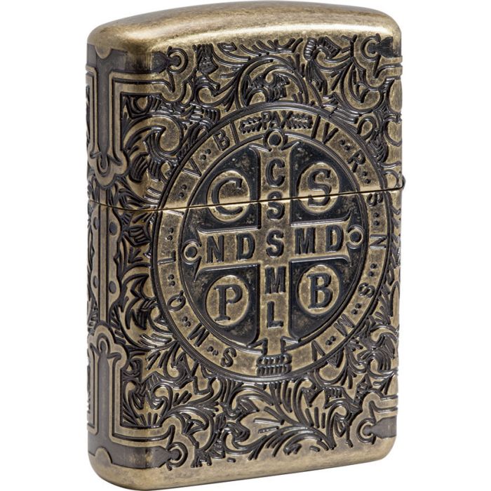 Zippo Armor St. Benedict Design