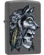 Zippo Wolf Skull Lighter