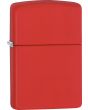 Zippo Classic Lighter Red Matte