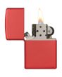 Zippo Classic Lighter Red Matte