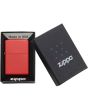 Zippo Classic Lighter Red Matte