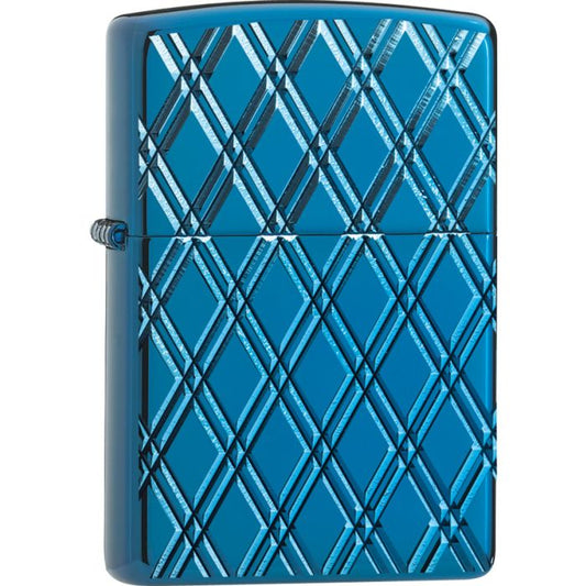 Zippo Blue Diamonds Lighter