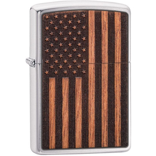 Zippo WoodChuck Flag Lighter