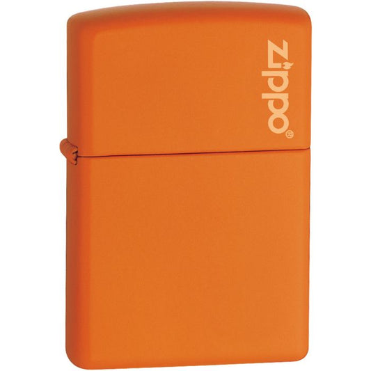 Zippo Orange Matte with Logo