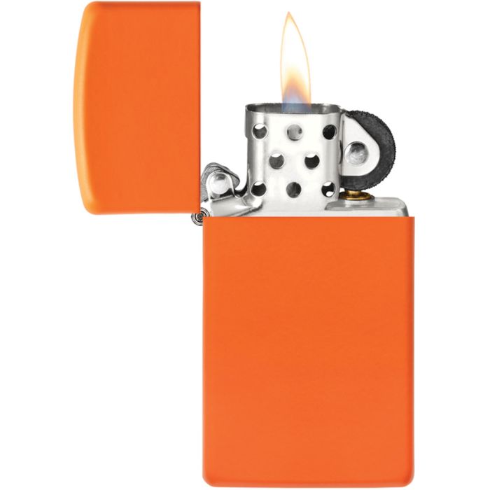 Zippo Slim Lighter Orange