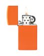 Zippo Slim Lighter Orange