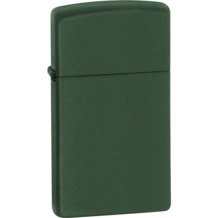 Zippo Slim Lighter Matte Green