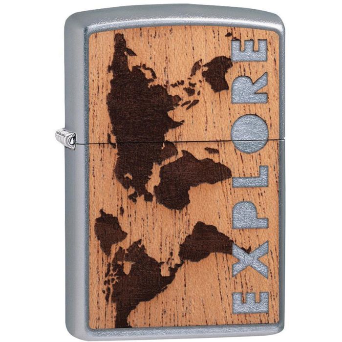 Zippo Woodchuck Lighter Mahog