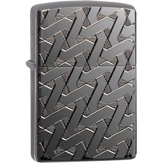 Zippo Armor Geometric Weave Lighter