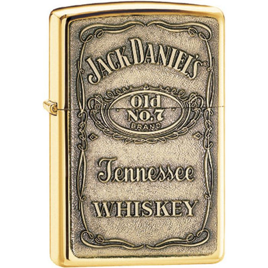 Zippo Jack Daniels Brass Emblem