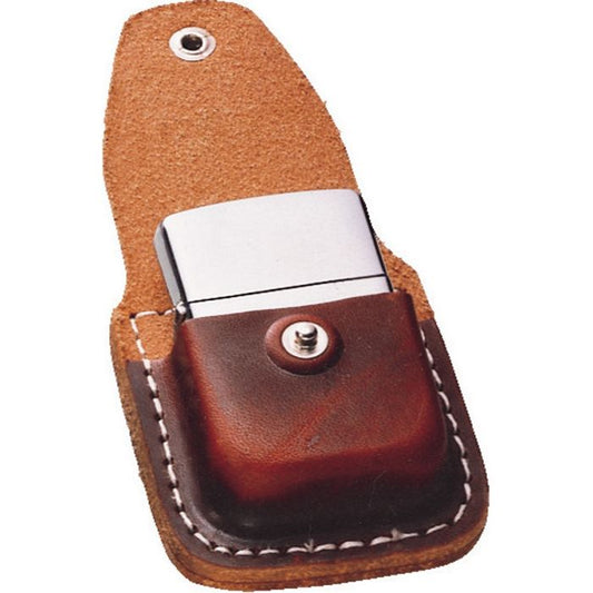 Zippo Lighter Pouch Brown Leather