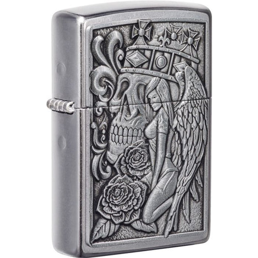 Zippo Skull And Angel Lighter