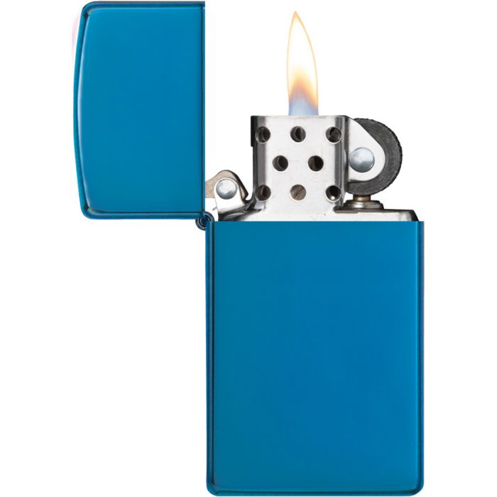 Zippo Slim Blue Lighter